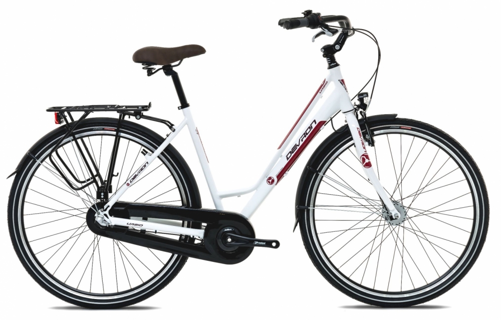 Bicicleta oras Devron Urbio Lc 1.8 Ice white M 28 inch marca Devron cu comanda online