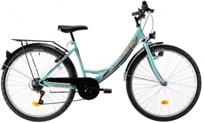 Bicicleta oras Dhs 2614 M turcoaz 26 inch marca Kreativ cu comanda online