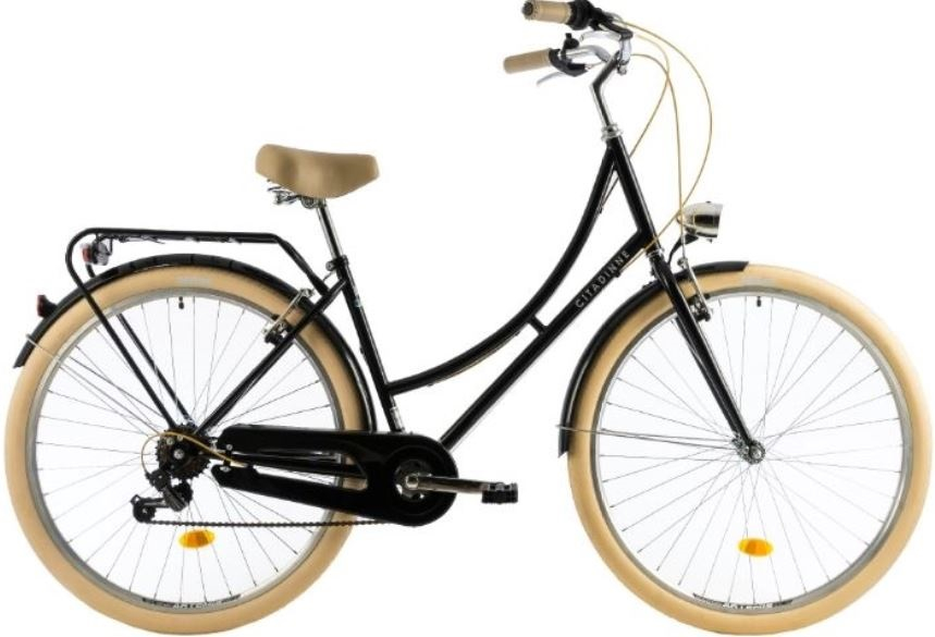 Bicicleta oras Dhs Citadinne 2834 M negru 28 inch marca DHS cu comanda online