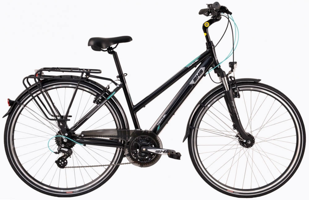 Bicicleta oras Dhs Travel 2858 M negru 28 inch marca DHS cu comanda online