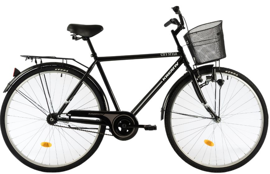 Bicicleta oras Kreativ 2811 M negru alb 28 inch marca Kreativ cu comanda online