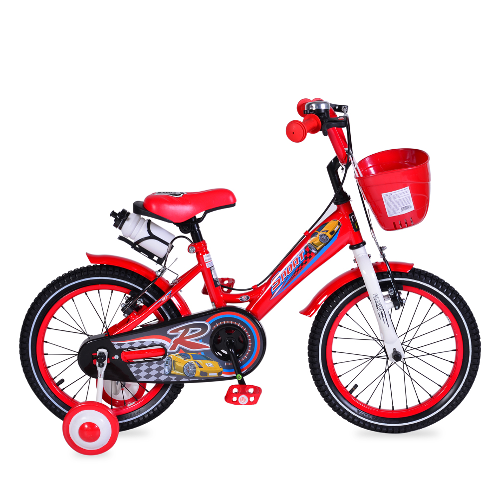 Bicicleta pentru baieti Sport Red 16 inch marca MONI cu comanda online