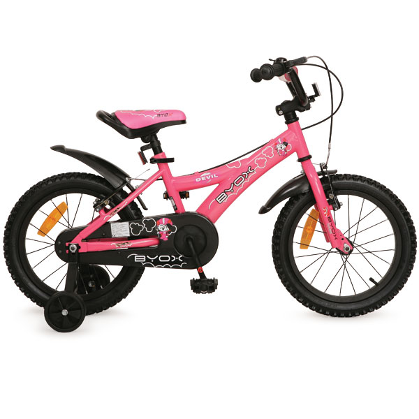 Bicicleta pentru copii Byox Devil 16 Roz marca Byox cu comanda online