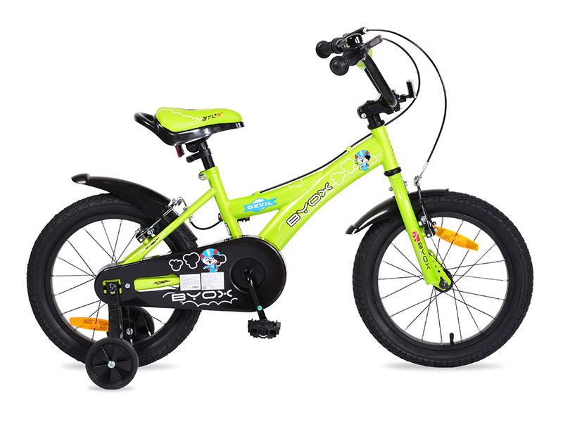 Bicicleta pentru copii Byox Devil 16 Verde marca Byox cu comanda online