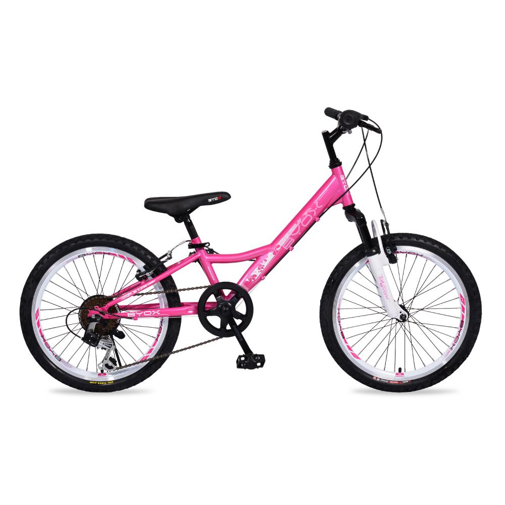 Bicicleta pentru copii Byox Princess Pink 6 viteze 20 inch marca Byox cu comanda online