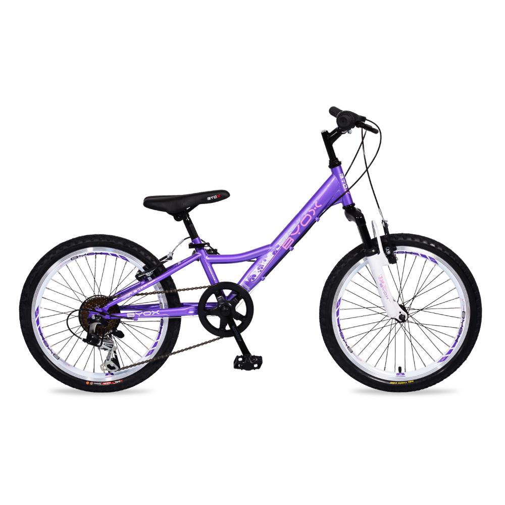 Bicicleta pentru copii Byox Princess Purple 6 viteze 20 inch marca Byox cu comanda online