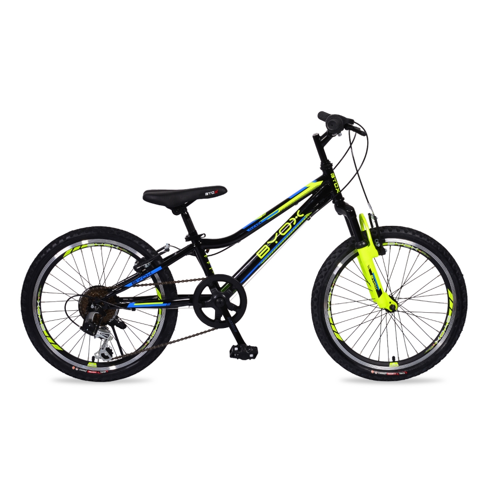 Bicicleta pentru copii Byox Tucana Black 6 viteze 20 inch marca Byox cu comanda online