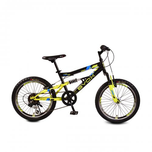 Bicicleta pentru copii Byox Versus Black 6 viteze 20 inch marca Byox cu comanda online