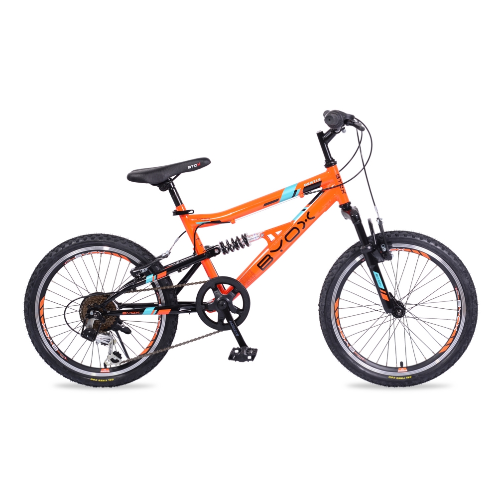 Bicicleta pentru copii Byox Versus Orange 6 viteze 20 inch marca Byox cu comanda online