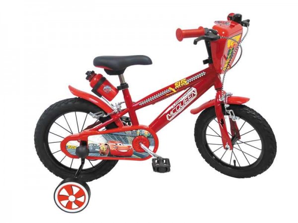 Bicicleta pentru copii Cars 16 inch Mondo marca Mondo cu comanda online