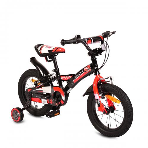 Bicicleta pentru copii Rapid Black 14 inch marca Byox cu comanda online