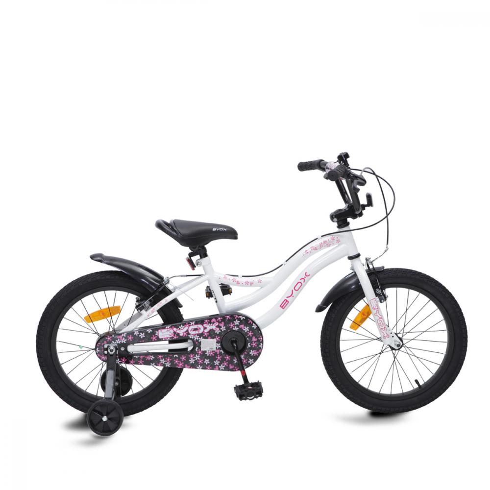 Bicicleta pentru copii cu roti ajutatatoare Byox Daisy 18 inch marca Byox cu comanda online