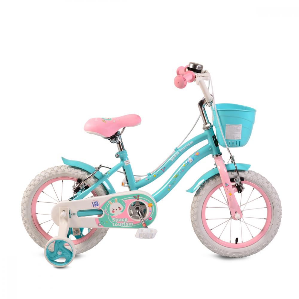 Bicicleta pentru fetite 1483 Turquoise marca MONI cu comanda online