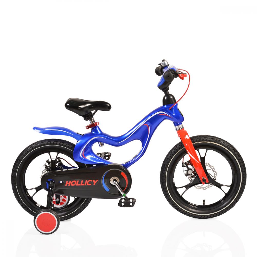 Bicicleta pentru fetite 16 inch MH Magnesium Blue marca MONI cu comanda online