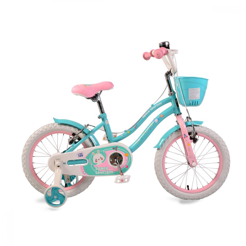 Bicicleta pentru fetite 1683 Turquoise marca MONI cu comanda online