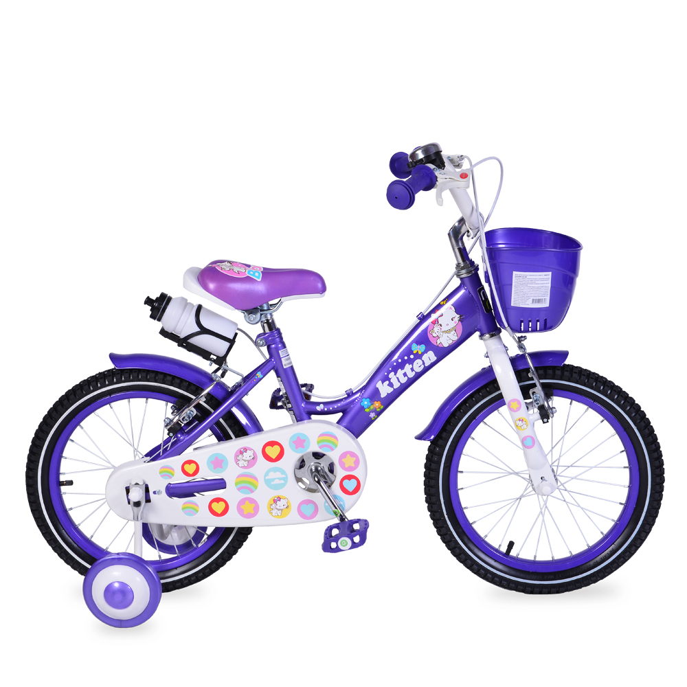 Bicicleta pentru fetite Bunny Purple 16 inch marca MONI cu comanda online