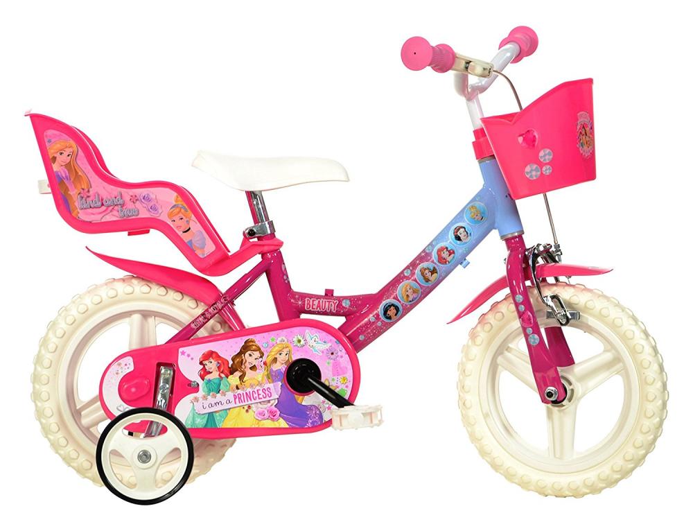 Bicicleta pentru fetite Disney Princess 16 inch marca DINO BIKES cu comanda online