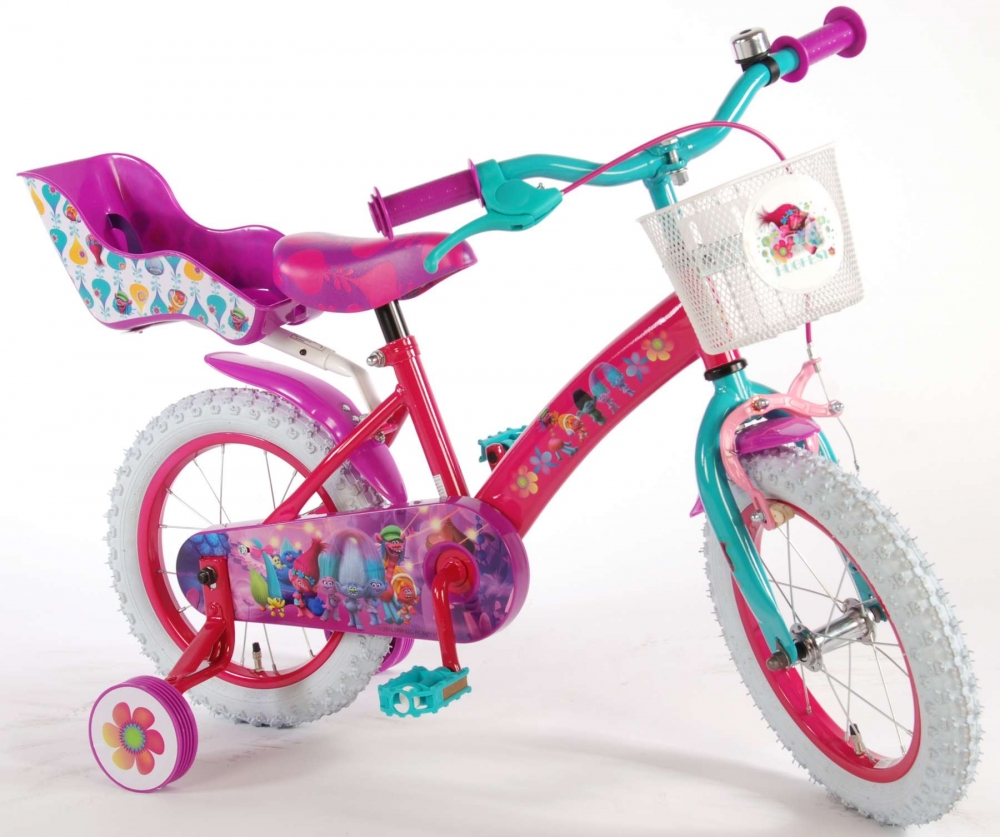 Bicicleta pentru fetite EL Trolls 14 inch marca E&L Cycles cu comanda online