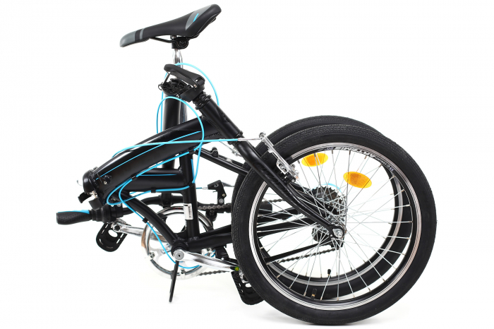 Bicicleta pliabila Dhs 2095 negru 20 inch marca DHS cu comanda online