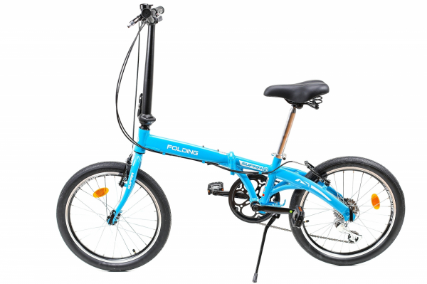 Bicicleta pliabila Supra Folding albastru 20 inch marca Supra cu comanda online