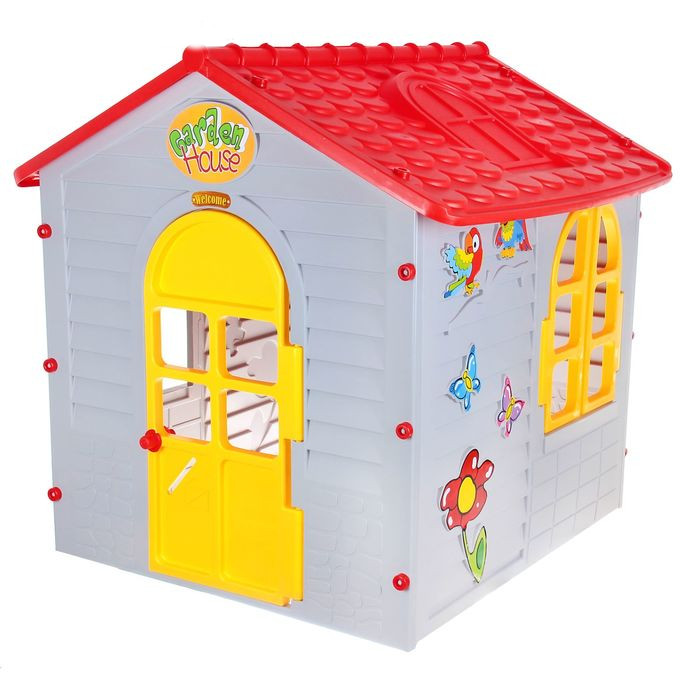 Casuta pentru copii Mochtoys Garden House Grey cu comanda online