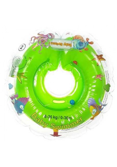 Colac 6-36 luni cu zornaitoare Verde marca BABYSWIMMER cu comanda online