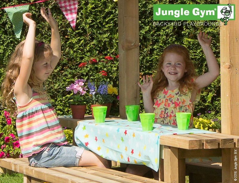 Complex de joaca Cottage-Swing1-Minipicnic marca JUNGLE GYM cu comanda online