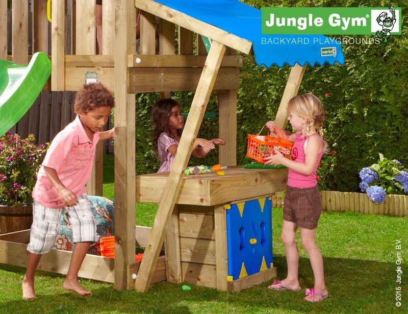 Complex de joaca Jungle Gym Casa-Minimarket marca JUNGLE GYM cu comanda online