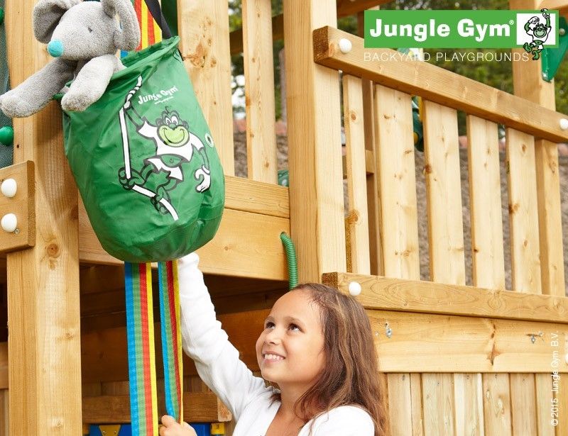 Complex de joaca Jungle Gym Chalet-Climb extra marca JUNGLE GYM cu comanda online