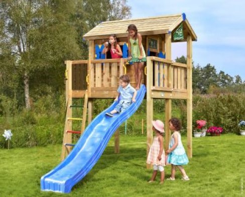 Complex de joaca Playhouse XL cu casuta din copac marca JUNGLE GYM cu comanda online