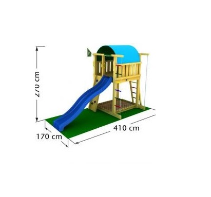 Complex de joaca Villa marca JUNGLE GYM cu comanda online