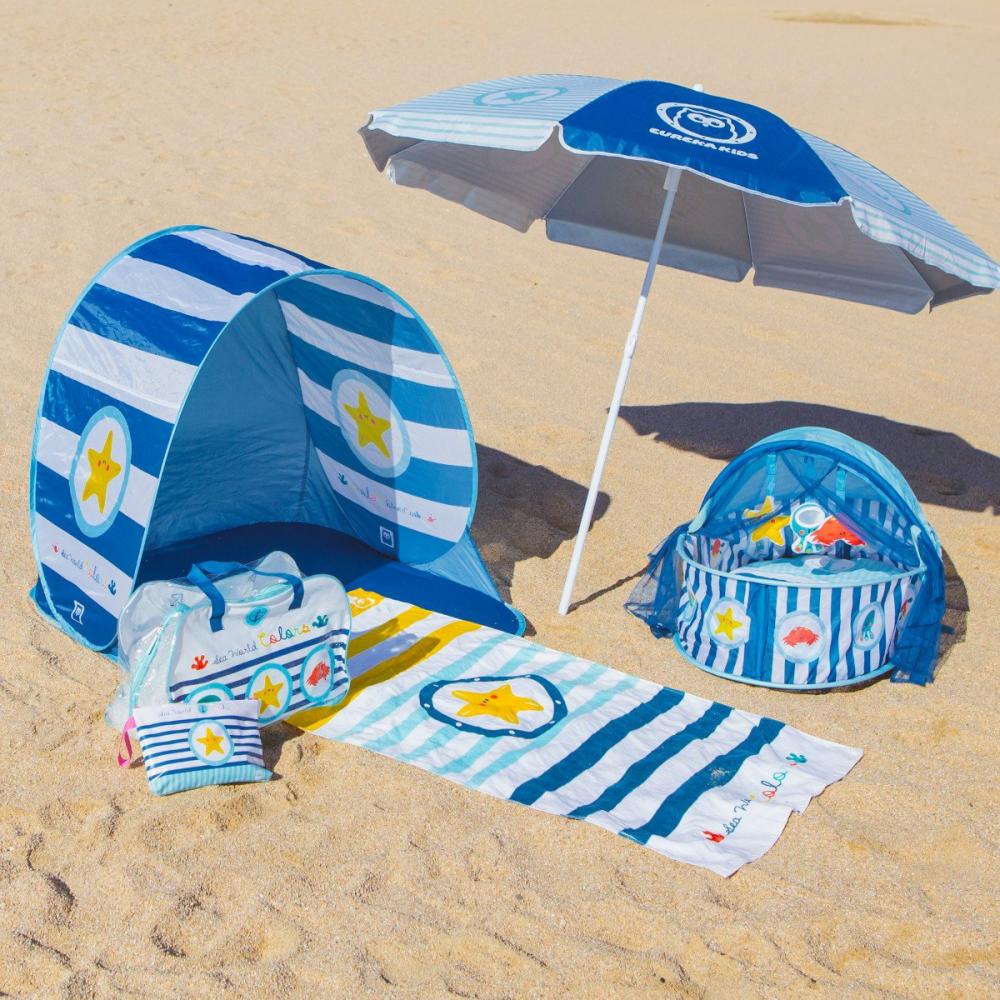 Cort protectie solara UV pentru plaja marca Eurekakids cu comanda online