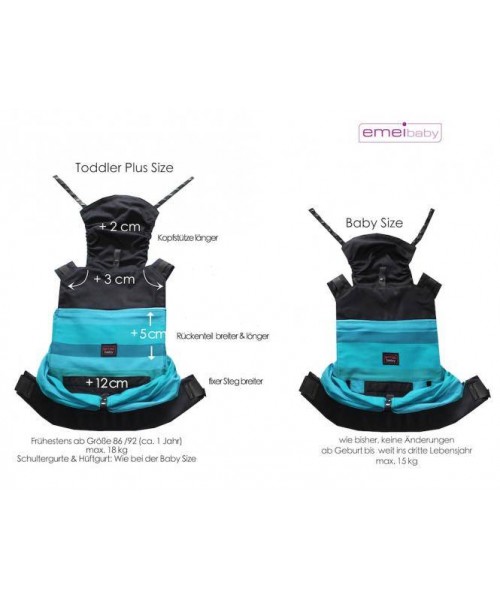 Emeibaby Organic Carrier Toddler Full Ocean Boy marca Emeibaby cu comanda online