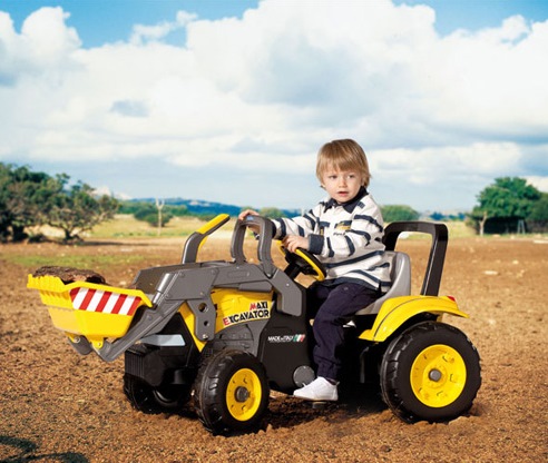 Excavator cu pedale Maxi Peg Perego marca PEG-PEREGO cu comanda online