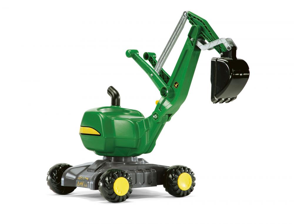 Excavator cu roti Rolly Digger John Deere marca ROLLY TOYS cu comanda online