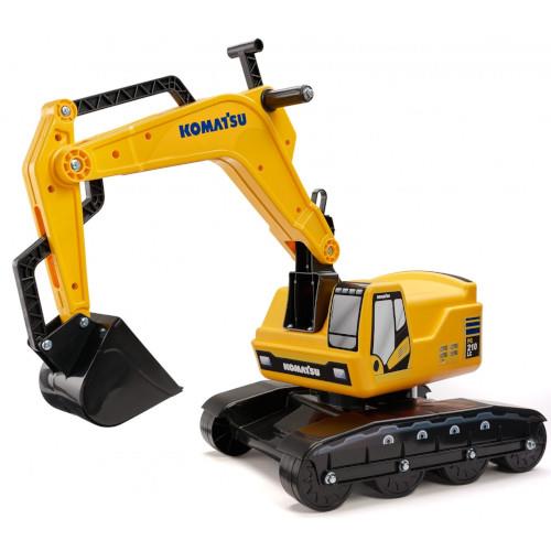 Excavator rotativ Komatsu cu casca de protectie marca FALK cu comanda online