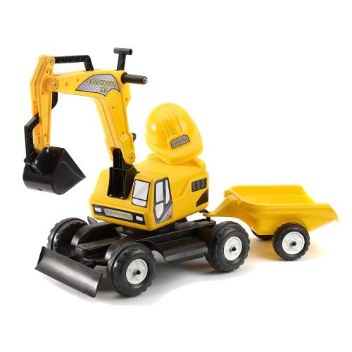 Excavator rotativ cu remorca si casca marca FALK cu comanda online