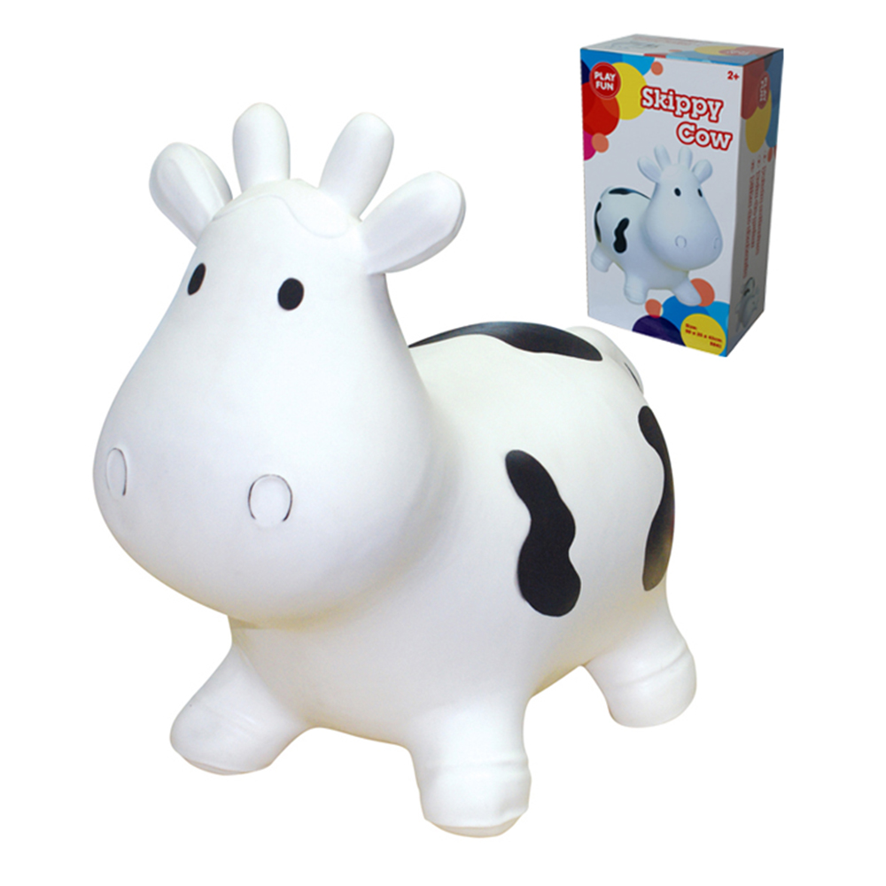 Jucarie gonflabila de sarit PlayFun Skippy cow marca PlayFun cu comanda online