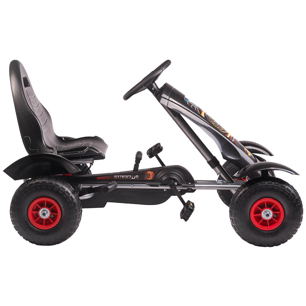 Kart cu pedale F618 Air negru Kidscare marca KidsCare cu comanda online