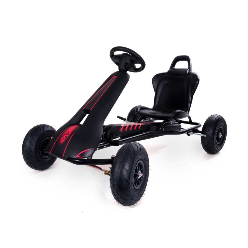 Kart cu pedale Ferbedo Air Racer Negru marca Ferbedo cu comanda online