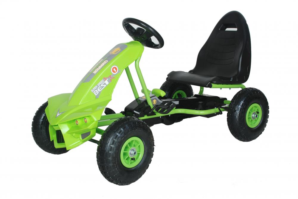 Kart cu pedale Go Kart The Best Green marca MONI cu comanda online