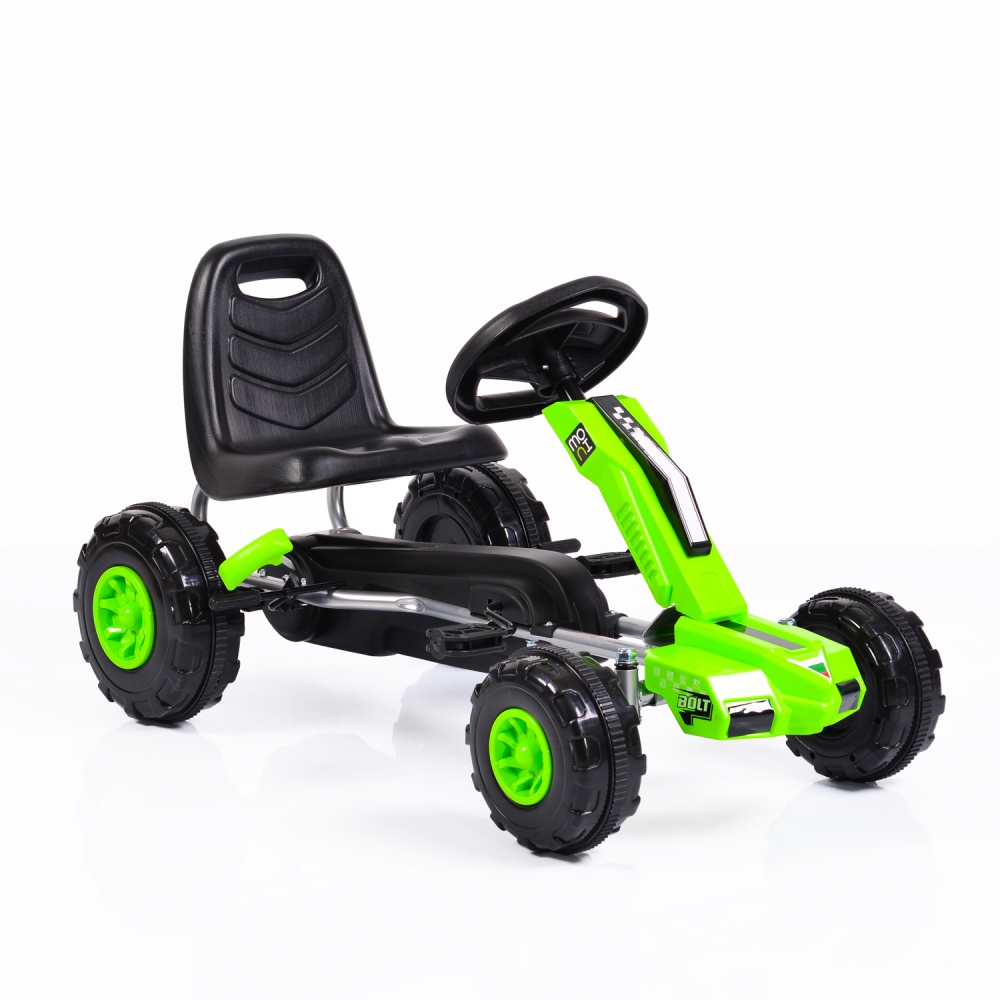 Kart cu pedale pentru copii Bolt Green marca MONI cu comanda online