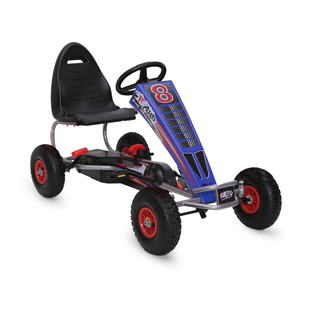 Kart cu pedale pentru copii Full Ahead Blue marca Byox cu comanda online