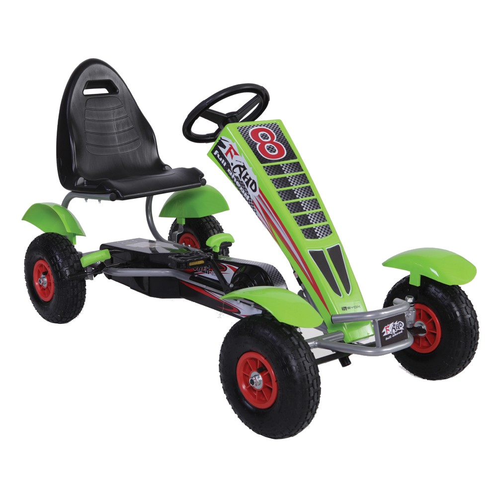 Kart cu pedale pentru copii Full Ahead Green marca Byox cu comanda online