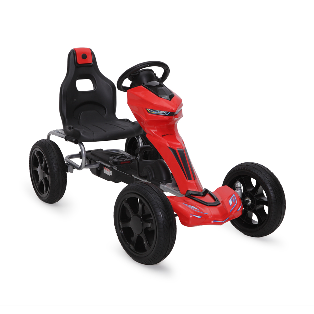 Kart cu pedale pentru copii Go Kart 1502 Rosu marca Byox cu comanda online