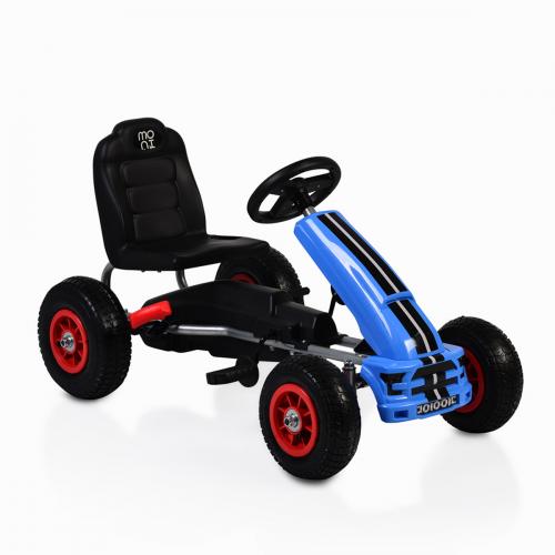 Kart cu pedale si roti gonflabile Nevada Blue marca MONI cu comanda online