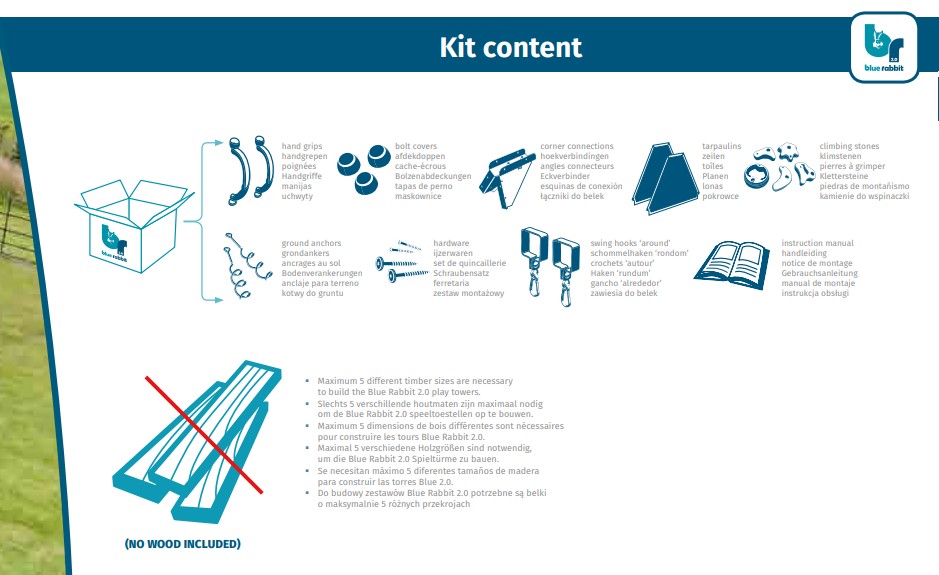 Kit de asamblare Blue Rabbit Swing Modul marca BLUE RABBIT cu comanda online