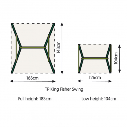 Leagan cu cadru metalic Early Sun Swing Frame marca TP TOYS cu comanda online