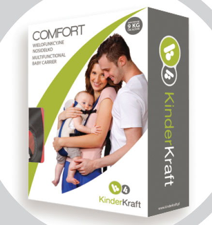 Marsupiu 3 pozitii Comfort Brown marca KINDERKRAFT cu comanda online