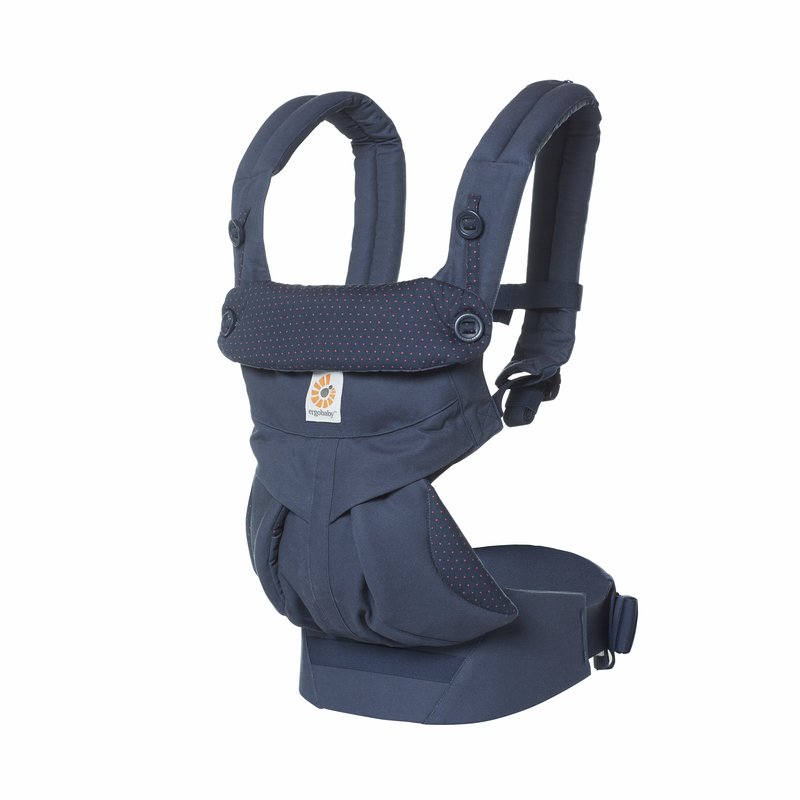 Marsupiu 360 Navy Mini Dots marca Ergobaby cu comanda online